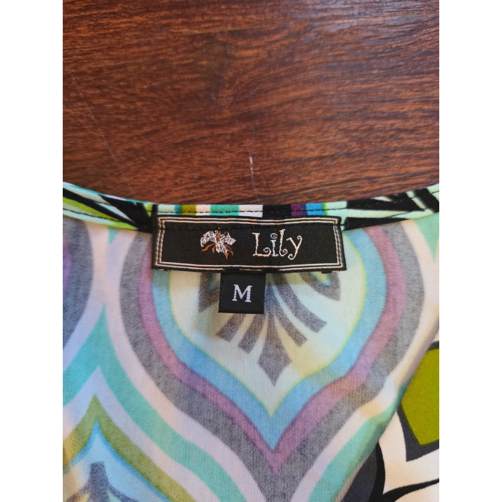 Lily print dress size medium - Picture 4 of 5